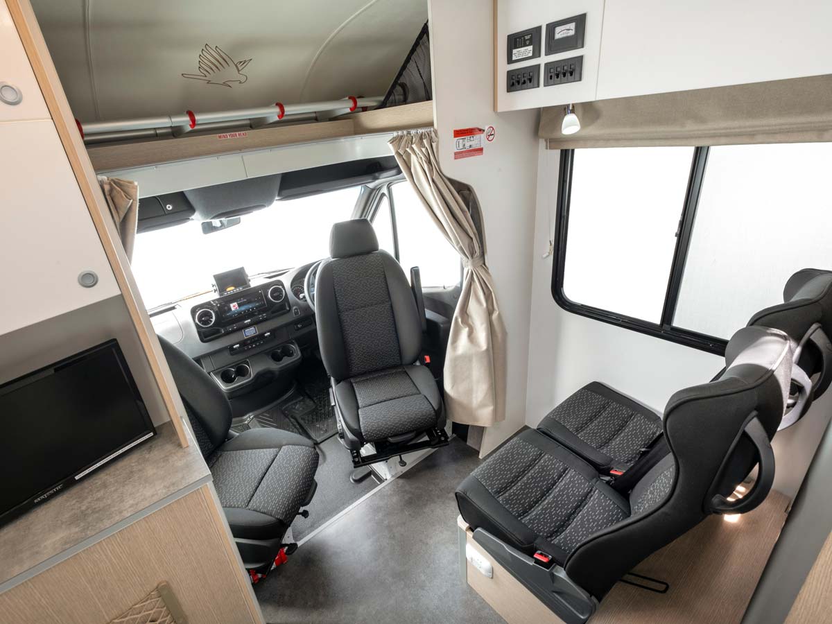 Apollo Euro Quest - cabin view from above