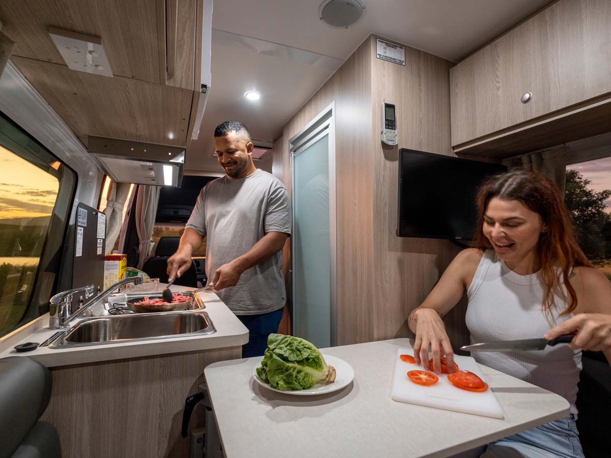 Apollo Euro Tourer -  inside kitchen view