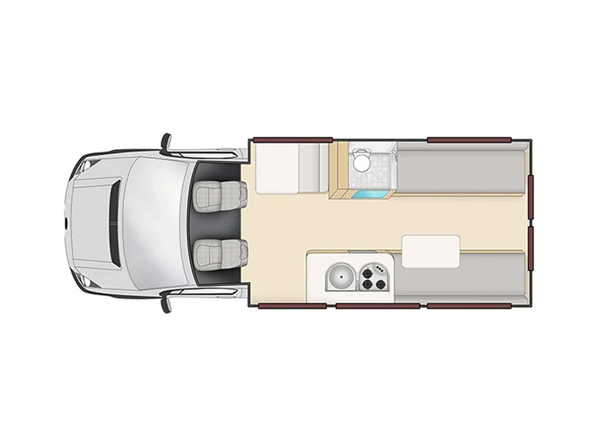 Apollo Euro Tourer -   floorplan view