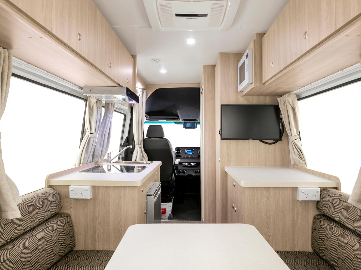 2ST Motorhome - living area view