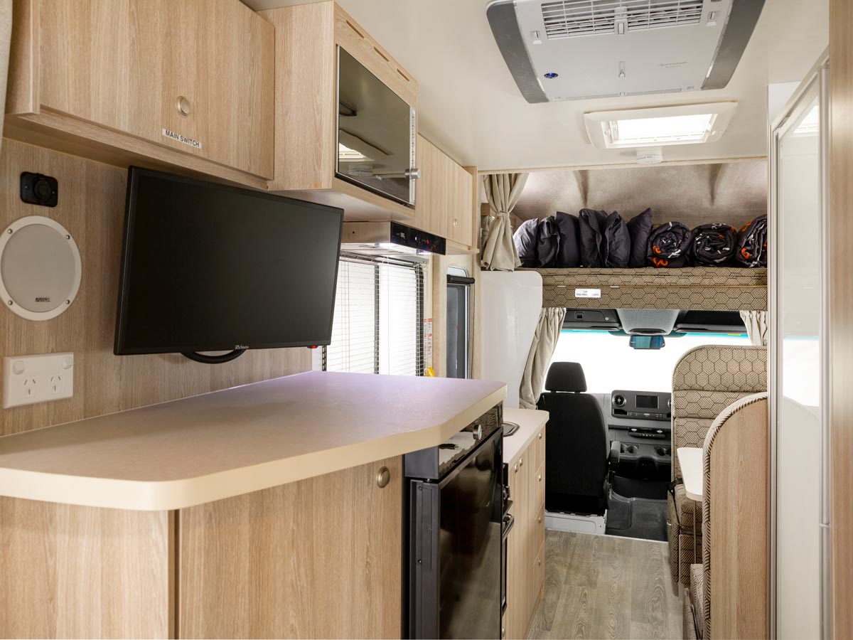 4ST Motorhome - living area view