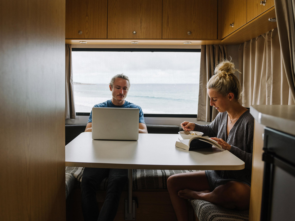 6ST Motorhome - siting area view