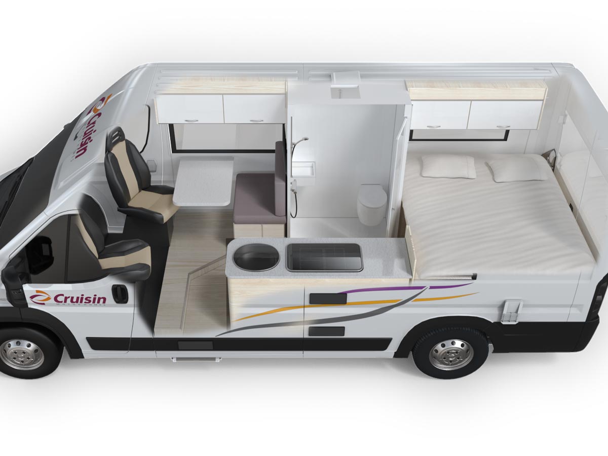 CT 2 Berth Sandpiper - Floorplan view