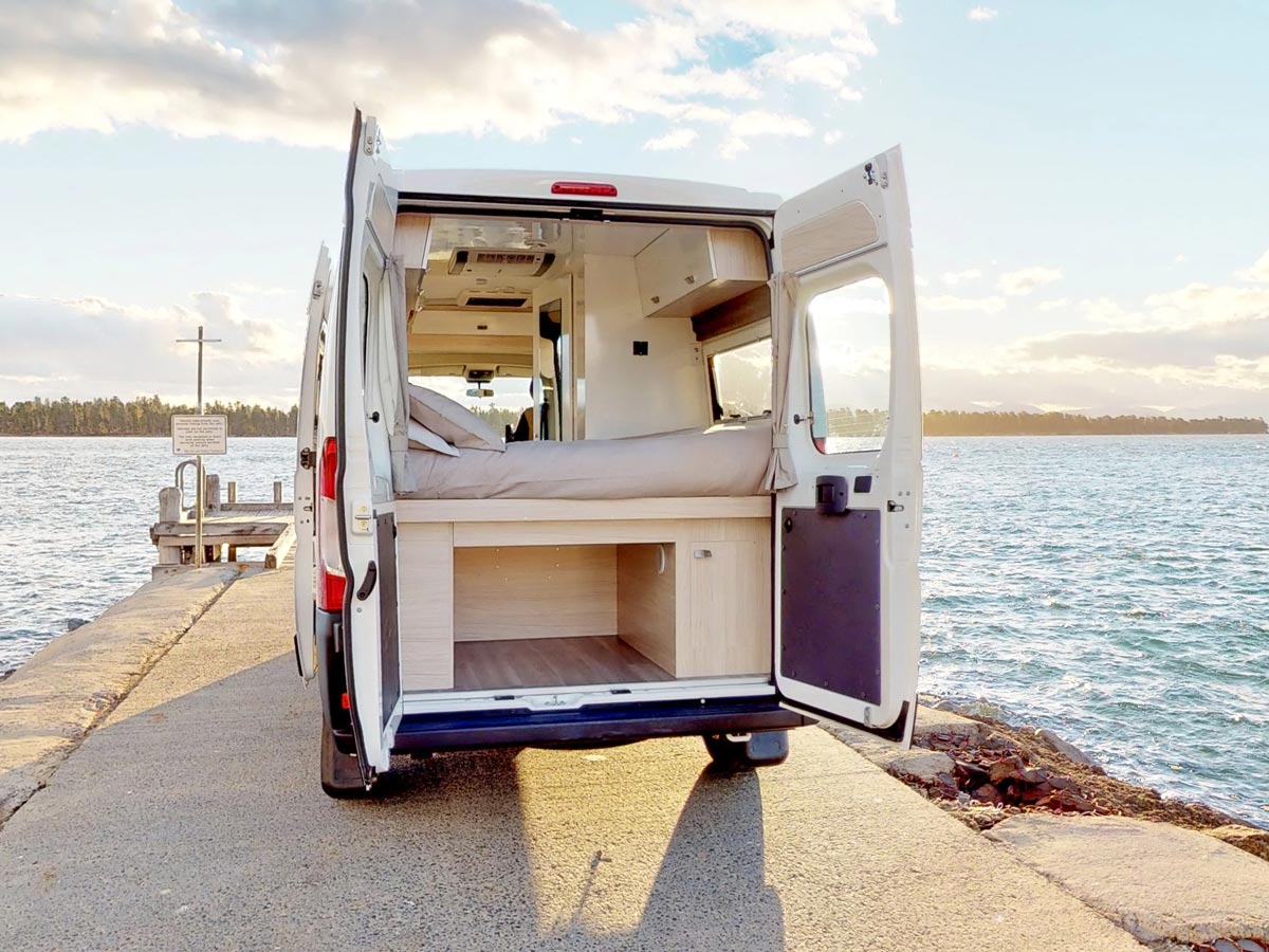 CT 2 Berth Sandpiper - rear view