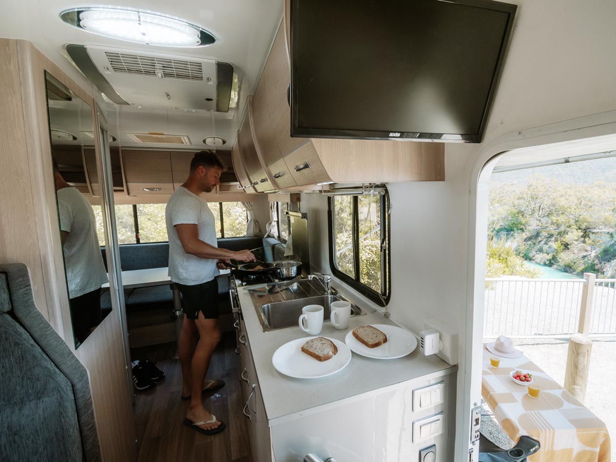 CT 4 Berth Adventurer - kitchen view