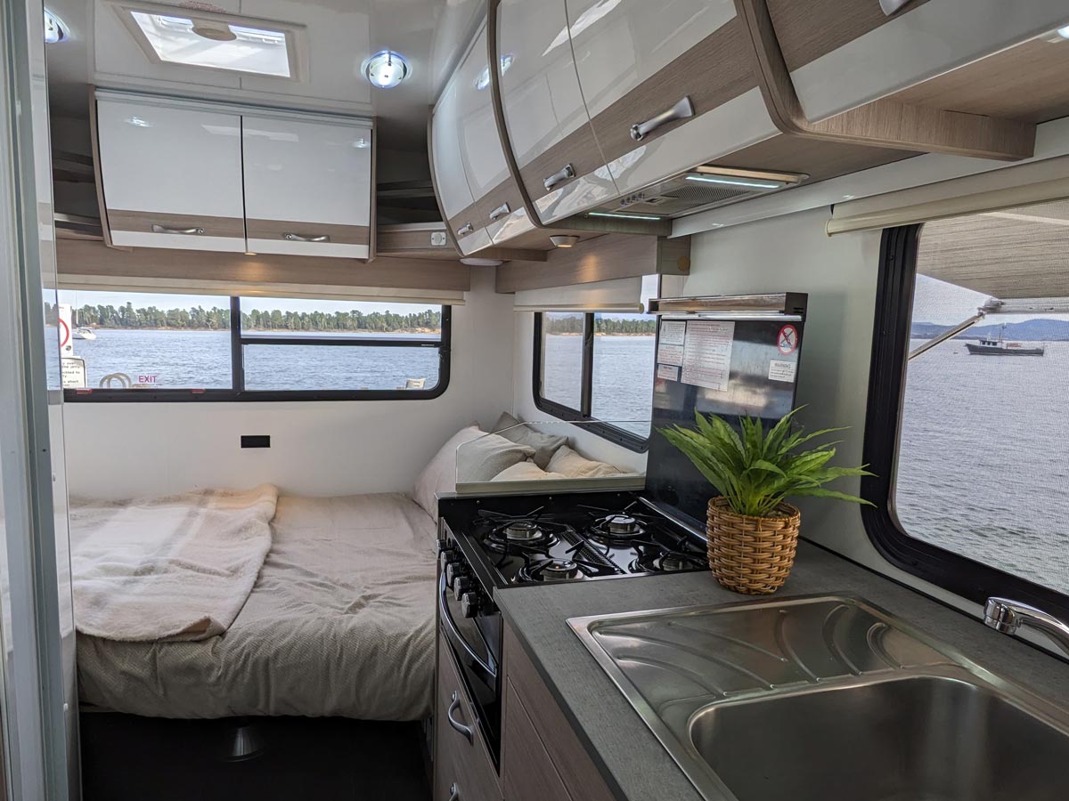 CT 4 Berth Deluxe - bedroom view