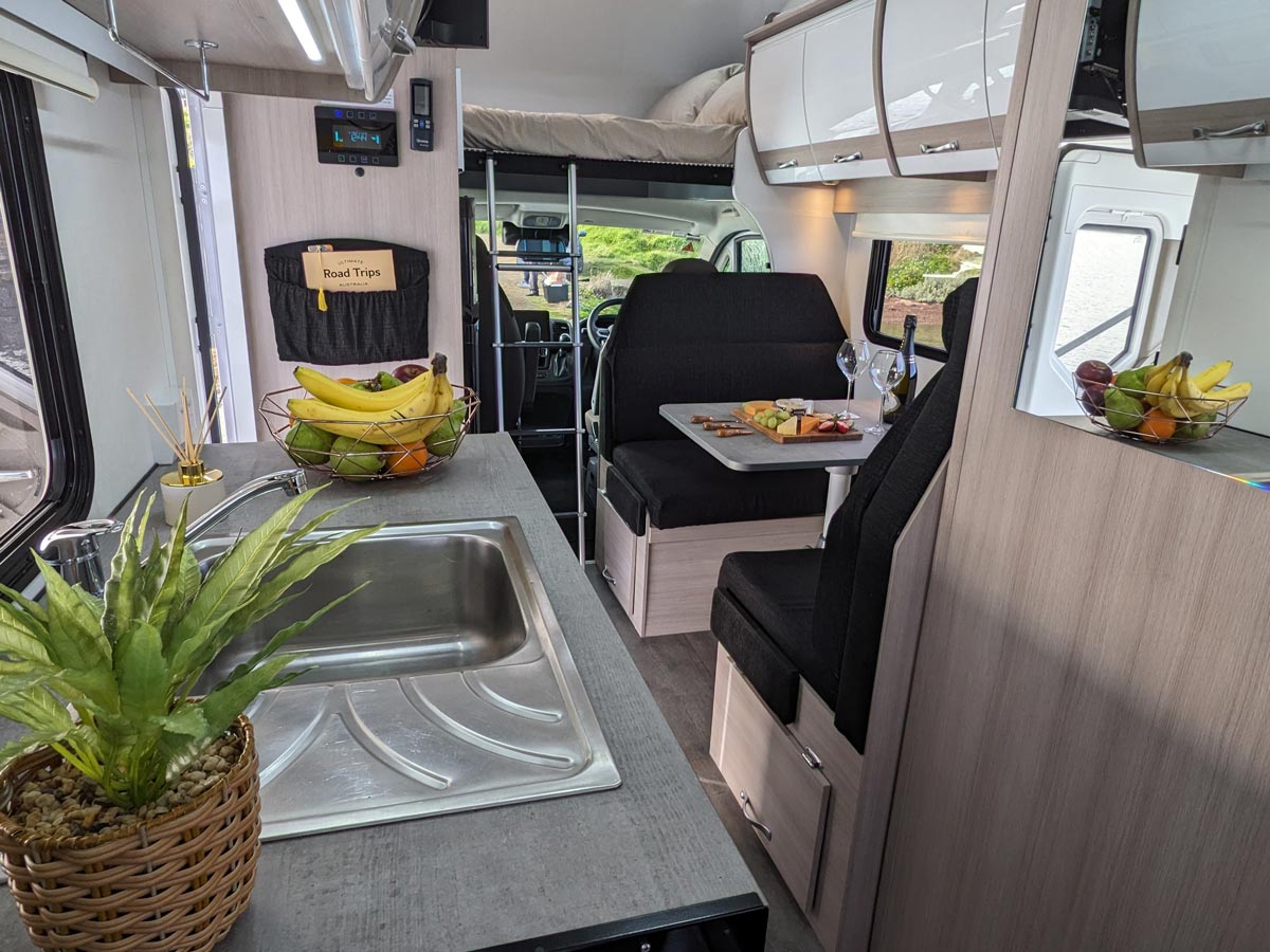 CT 4 Berth Deluxe - kitchen view