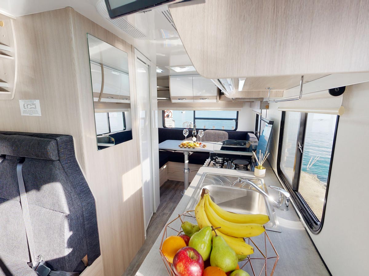 CT 6 Berth Deluxe - kitchen view