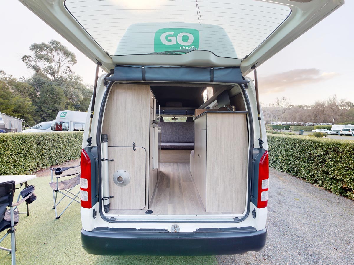 GC 2 Berth Hi Top - Backside view