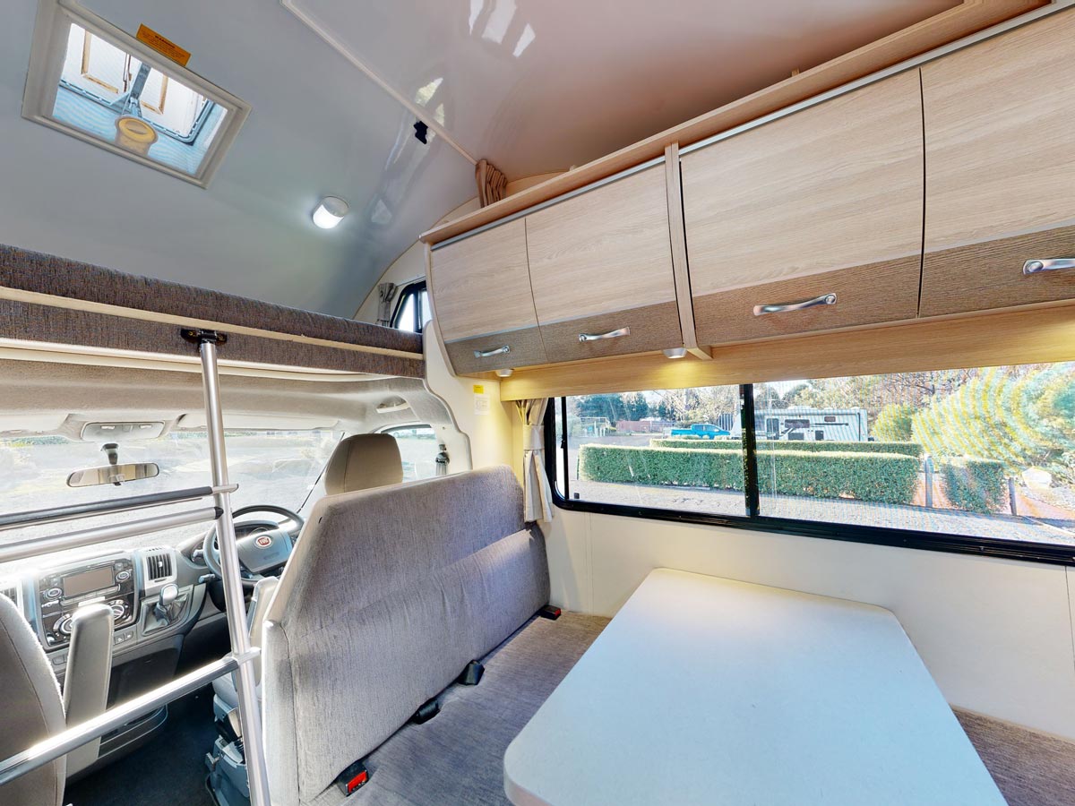 GC 6 Berth Derwent  - siting area view