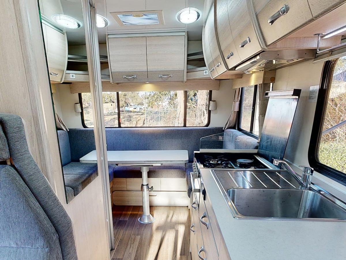 GC 6 Berth Derwent  - inside view