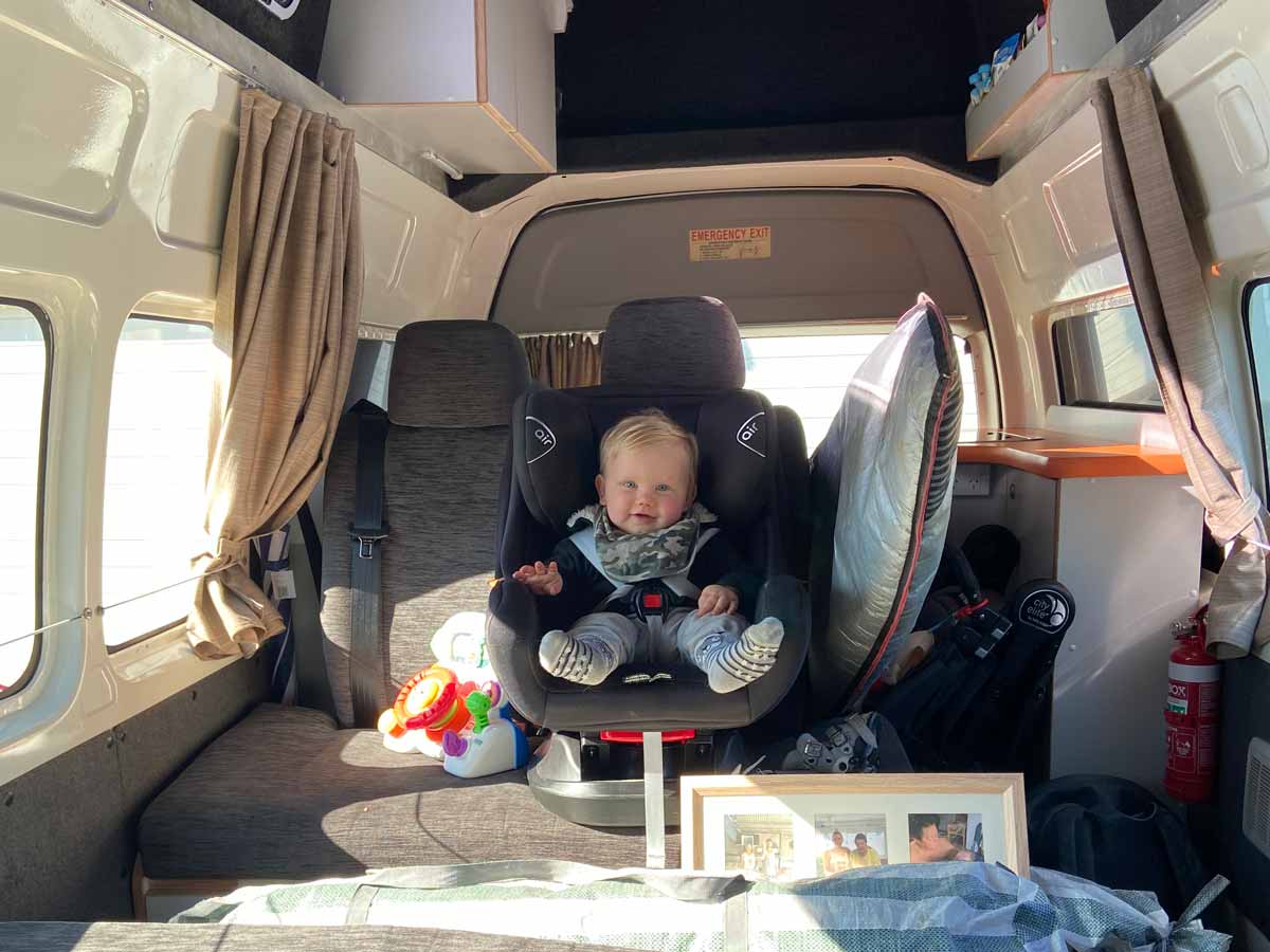 TAB Hi5 Camper - Seat view