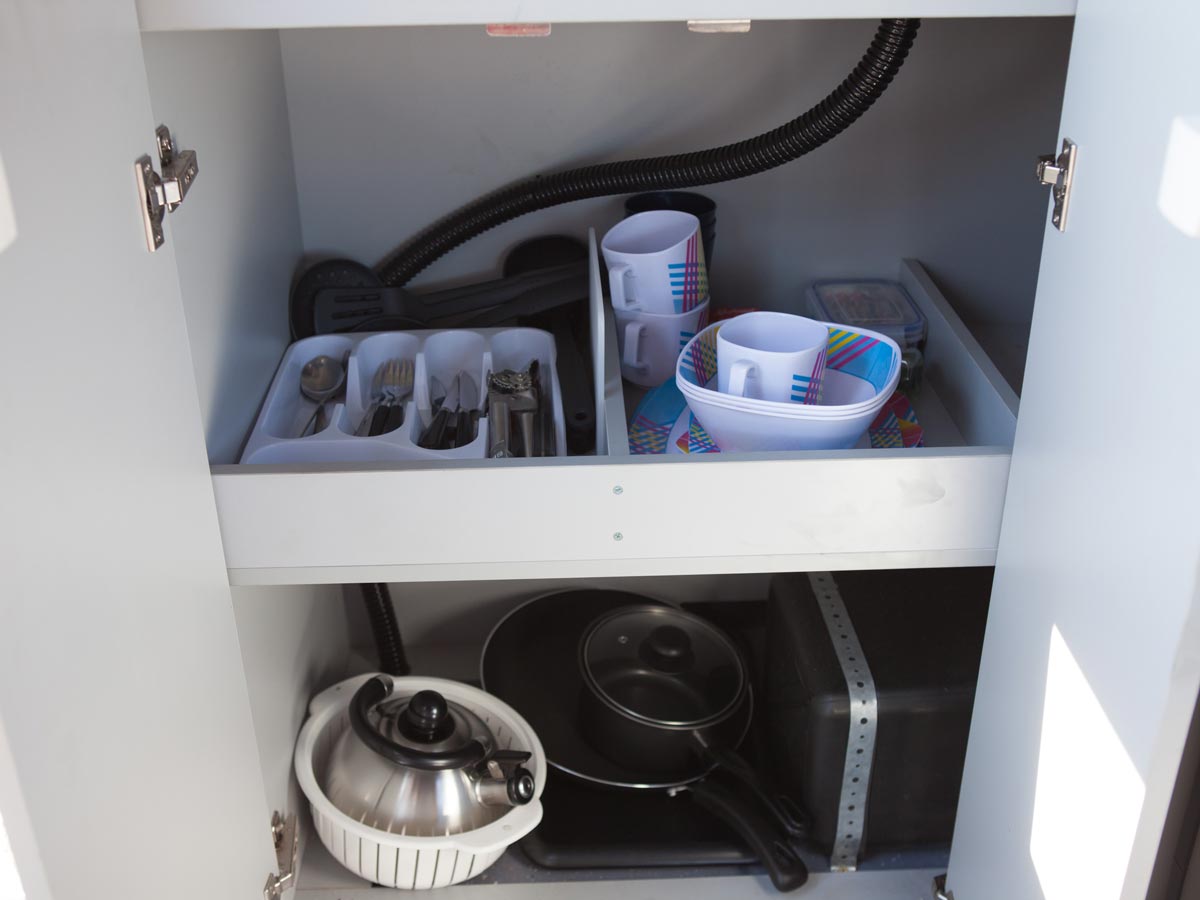 TAB Kuga Campervan - Kitchen view