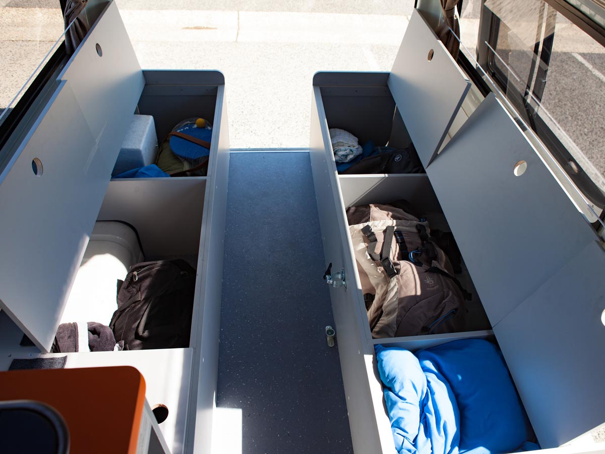 TAB Kuga Campervan - Cupboard view