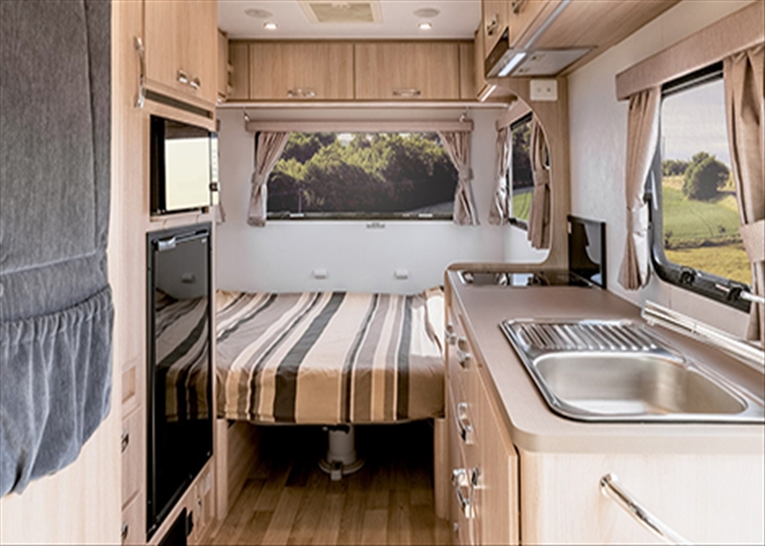 LJ Voyager Motorhome - Kitchen view