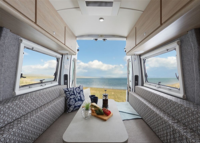 LJ 2 Berth Escape Motorhome - dining area view