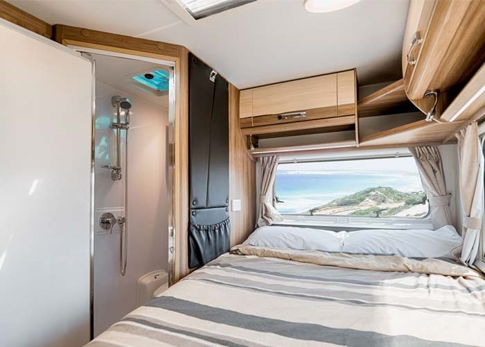 LJ Journey Motorhome - bedroom view