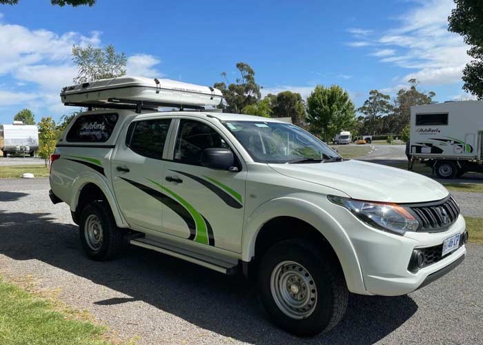 2 Berth Dual Cab with Roof Top Tent