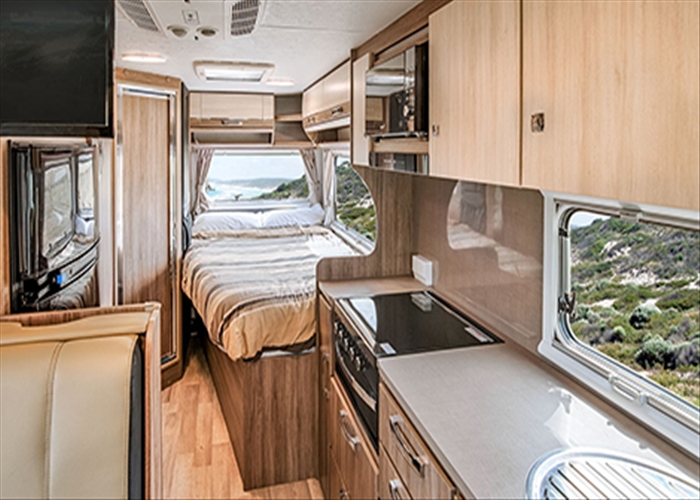 LJ Journey Motorhome - inside cross view