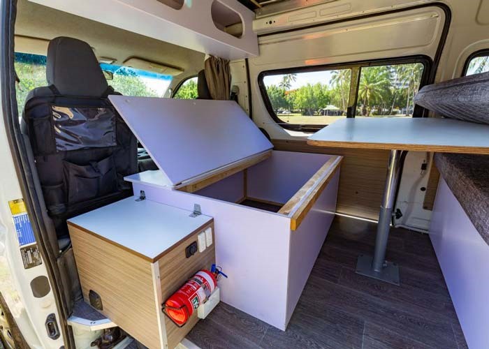 Maxie 4 with Shower & Toilet - Inside Design view