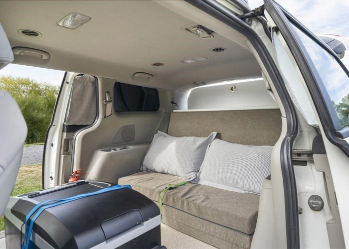 AR 2 Berth Camper Wagon - inside view